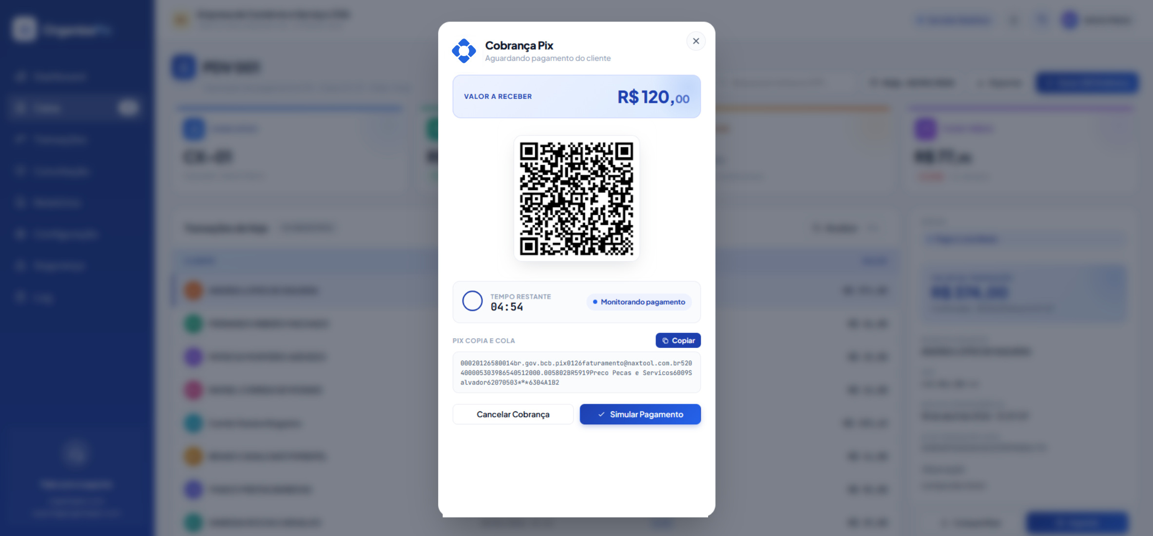 Geração de QR Codes